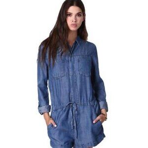 NWT Merona Chambray Jumpsuit Romper L